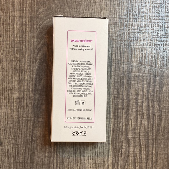 Exclamation Cologne Spray & Silver Tone Hoop Earrings - Picture 2 of 2